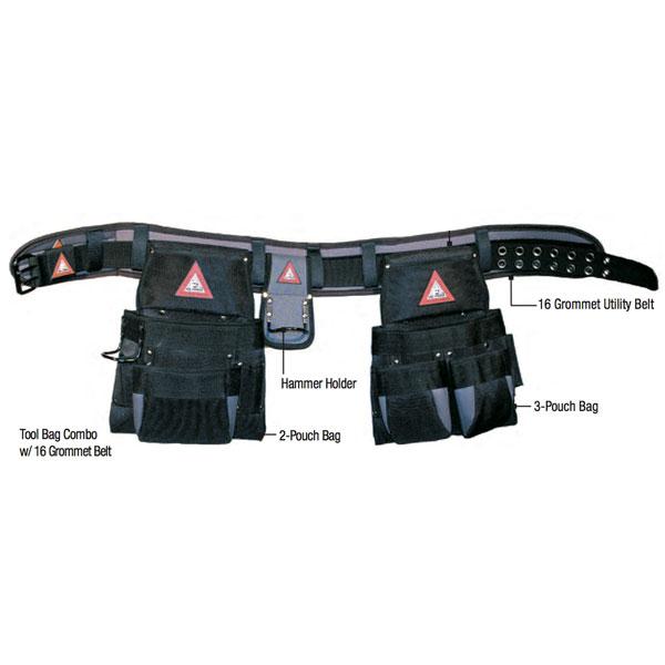 thumbnail image 2 of Super Anchor Safety Deluxe Fall Protection Harness & Tool Bag Combo – Hi-Vis 6151H 2 of 5