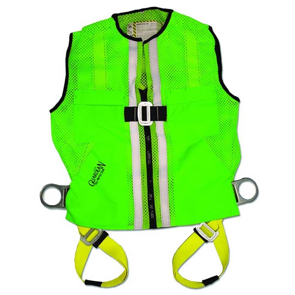 Guardian Green Mesh Construction Vest Harness